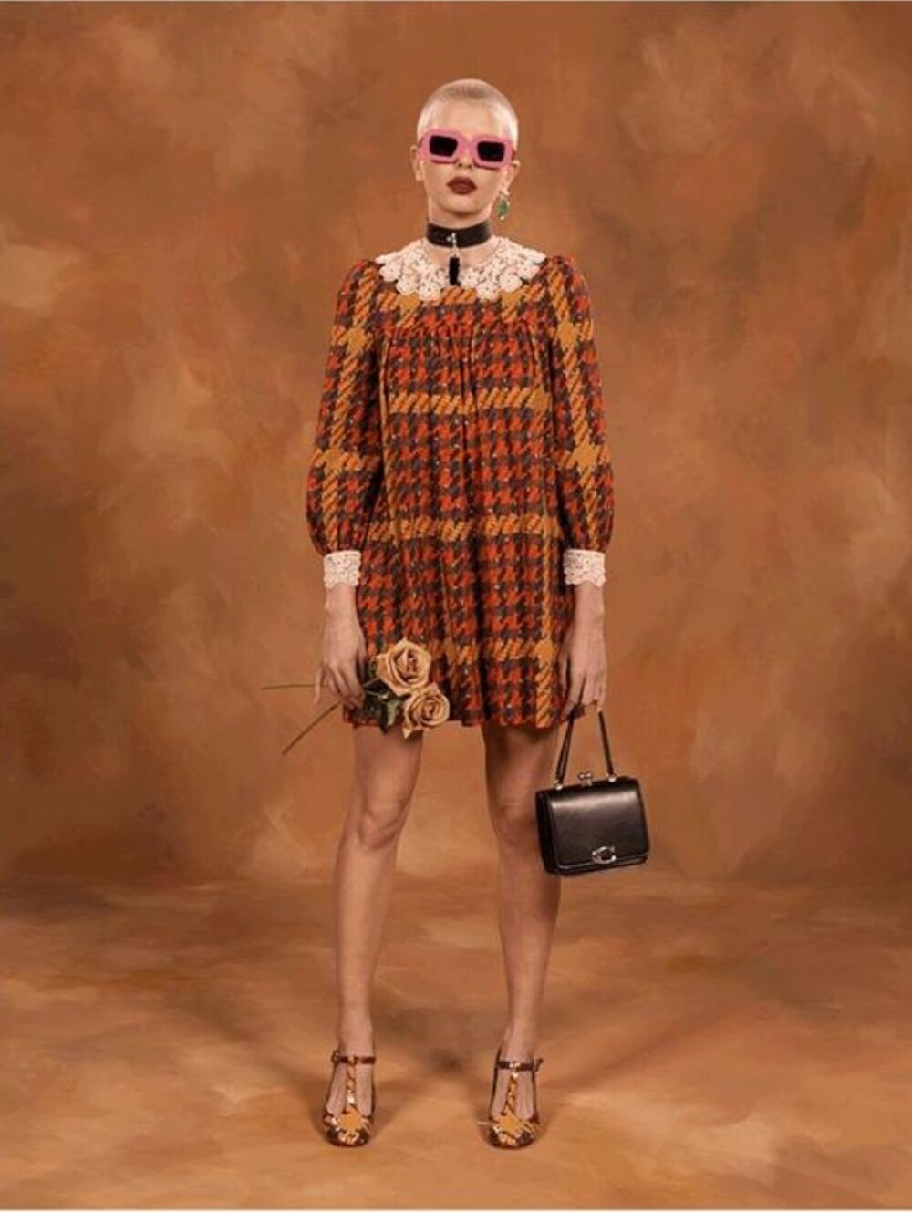 Coach Plaid Dress 0